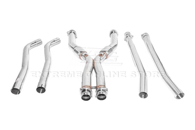 2009-2014 Cadillac CTS-V Long Tube Headers & Resonated Mid Pipe