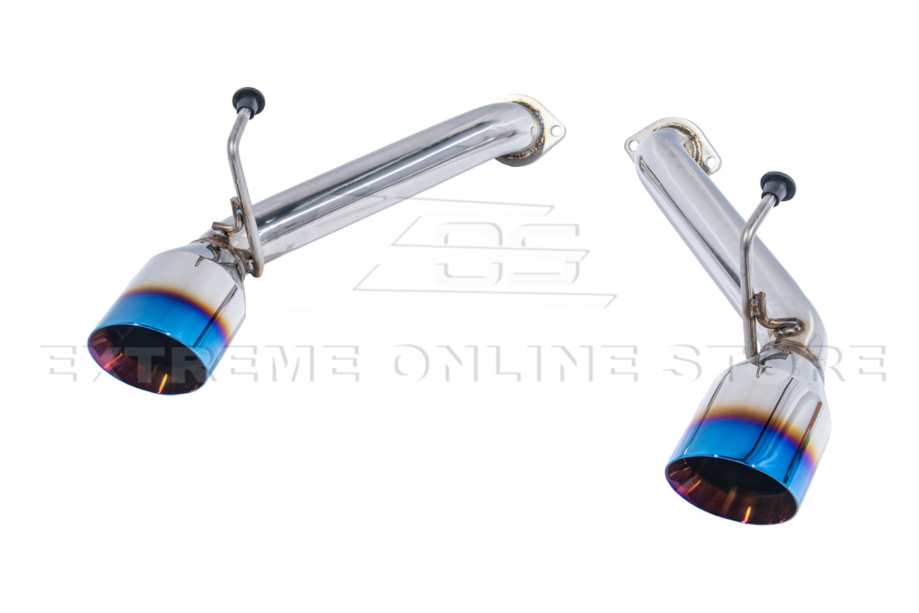 2008-2013 Infiniti G37 Coupe Muffler Delete Axle Back Burnt Tips Exhaust