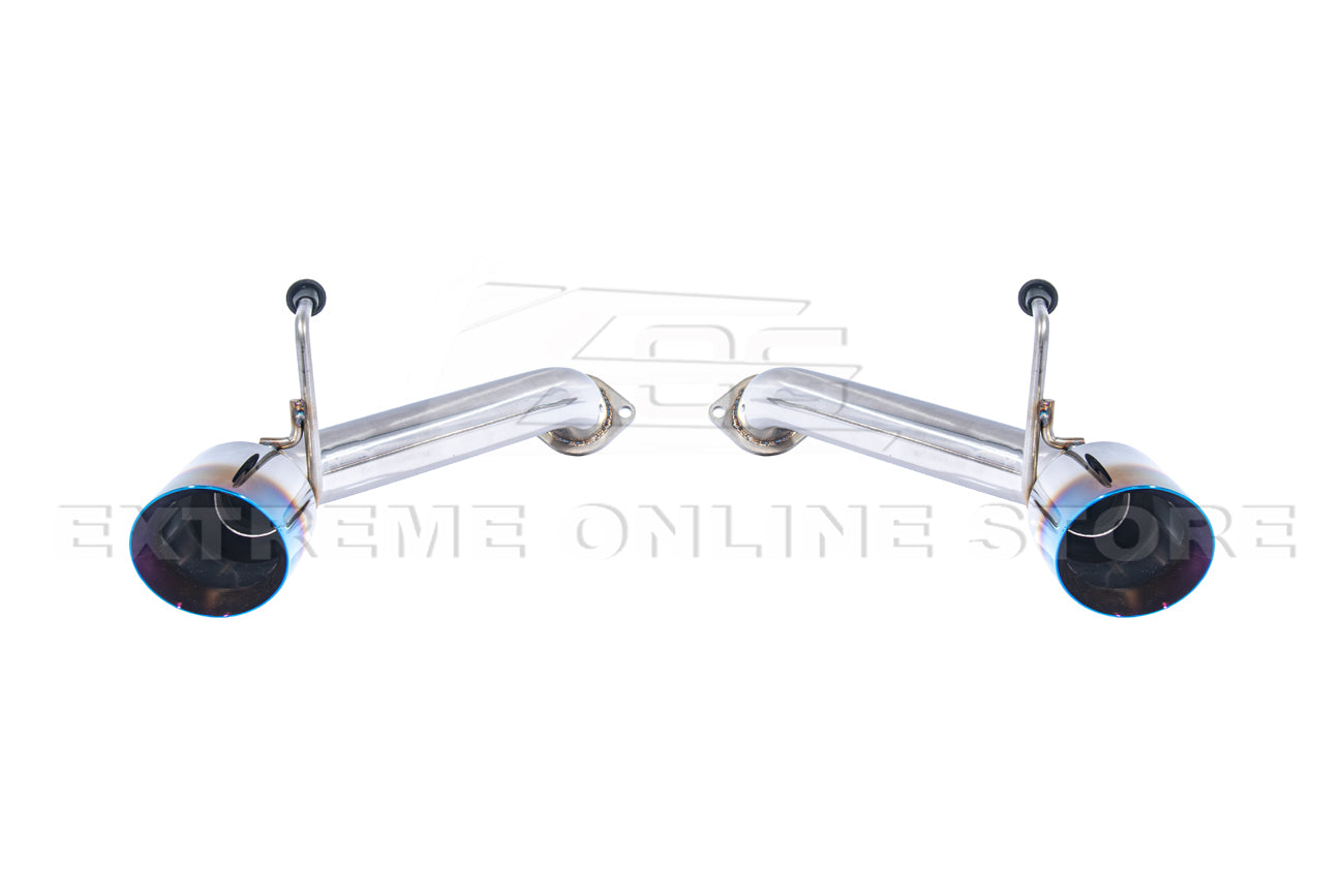 2008-2013 Infiniti G37 Coupe Muffler Delete Axle Back Burnt Tips Exhaust