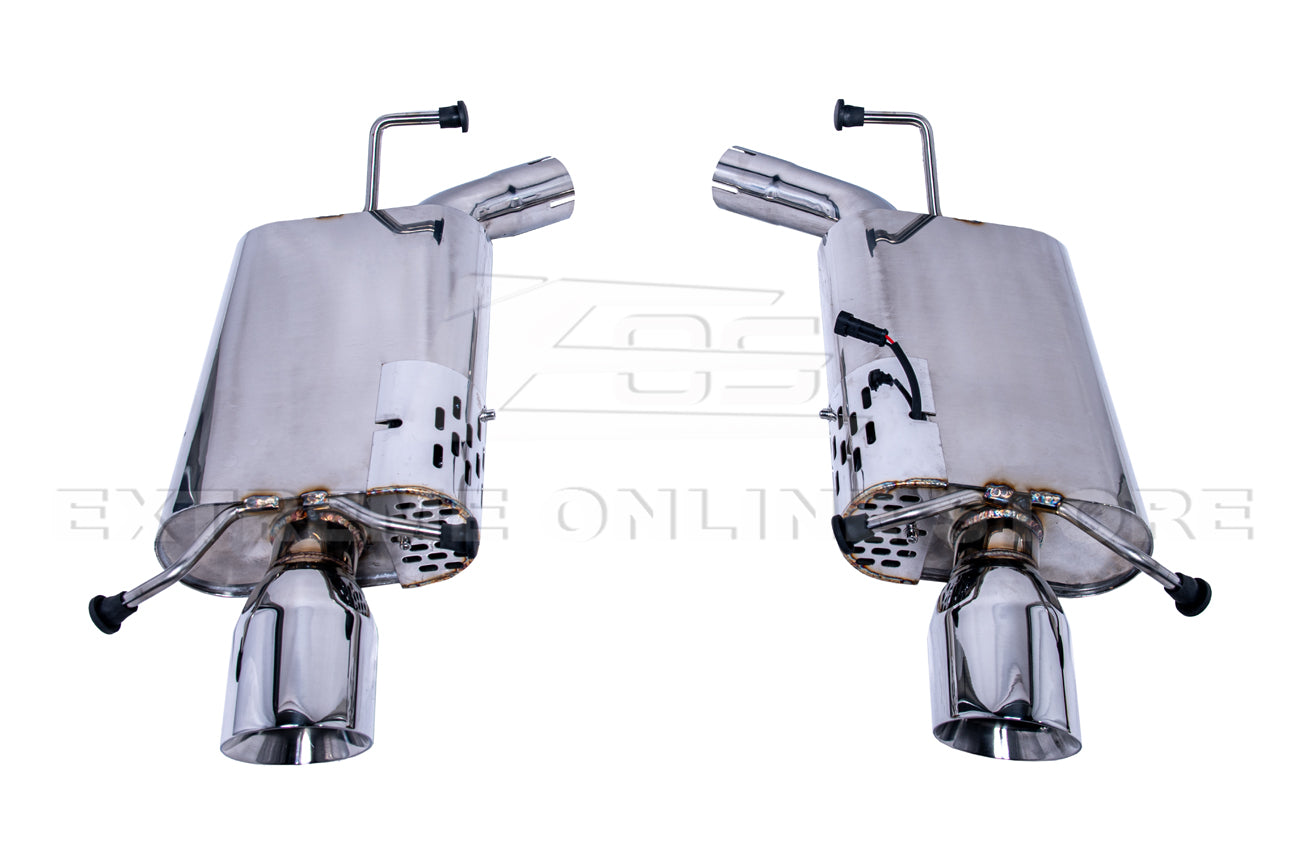 2009-2015 Cadillac Gen 2 CTS-V Sedan Axle Back Dual Tips Exhaust W/ Valve Control