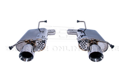 2009-2015 Cadillac Gen 2 CTS-V Sedan Axle Back Dual Tips Exhaust W/ Valve Control