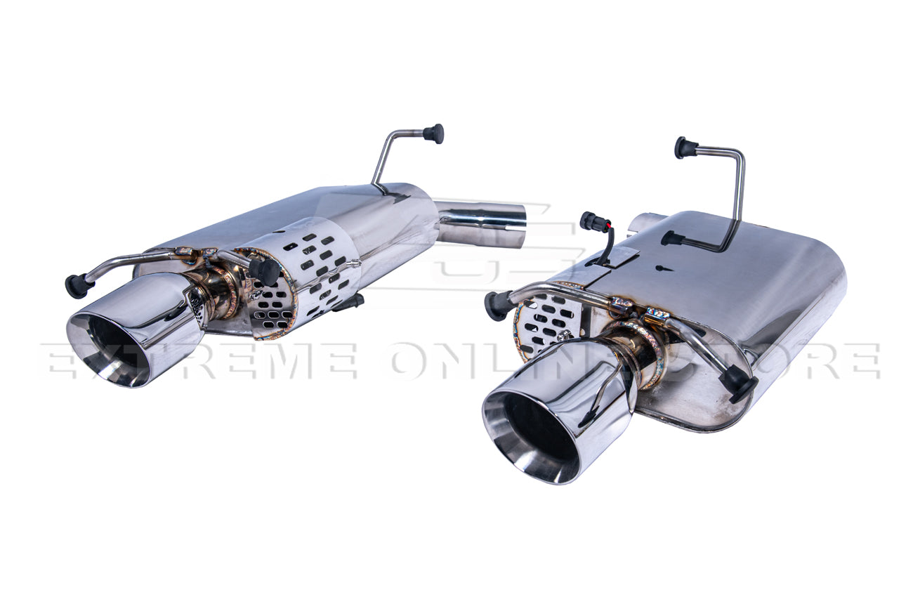 2009-2015 Cadillac Gen 2 CTS-V Sedan Axle Back Dual Tips Exhaust W/ Valve Control