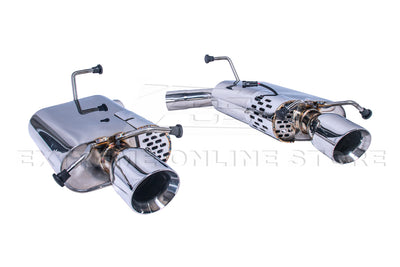 2009-2015 Cadillac Gen 2 CTS-V Sedan Axle Back Dual Tips Exhaust W/ Valve Control