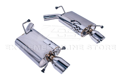 2009-2015 Cadillac Gen 2 CTS-V Sedan Axle Back Dual Tips Exhaust W/ Valve Control