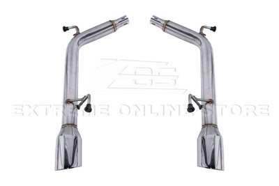 2007-2014 Infiniti G35 G37 Sedan Muffler Delete Axle Back Dual Tips Exhaust