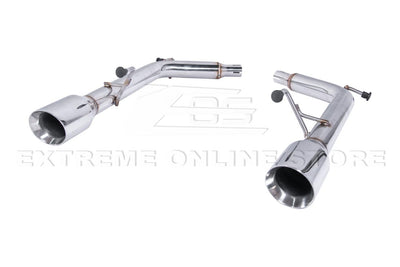 2007-2014 Infiniti G35 G37 Sedan Muffler Delete Axle Back Dual Tips Exhaust