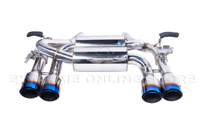 2014-2019 BMW F80 M3 F82 F83 M4 Muffler Axle Back Quad Burnt Tips