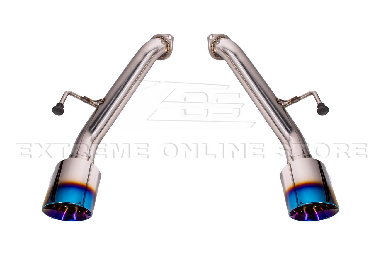 2023-Present Nissan 400Z RZ34 Muffler Delete Axle Back Dual Burnt Tips Exhaust