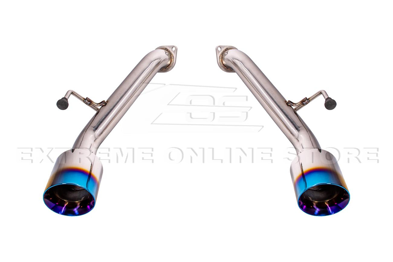 2023-Present Nissan 400Z RZ34 Muffler Delete Axle Back Dual Burnt Tips Exhaust