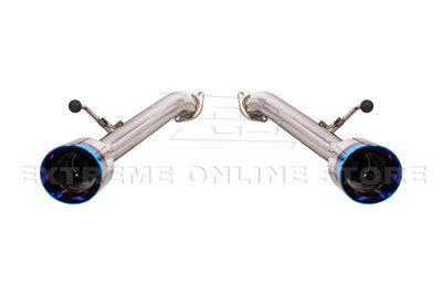 2023-Present Nissan 400Z RZ34 Muffler Delete Axle Back Dual Burnt Tips Exhaust