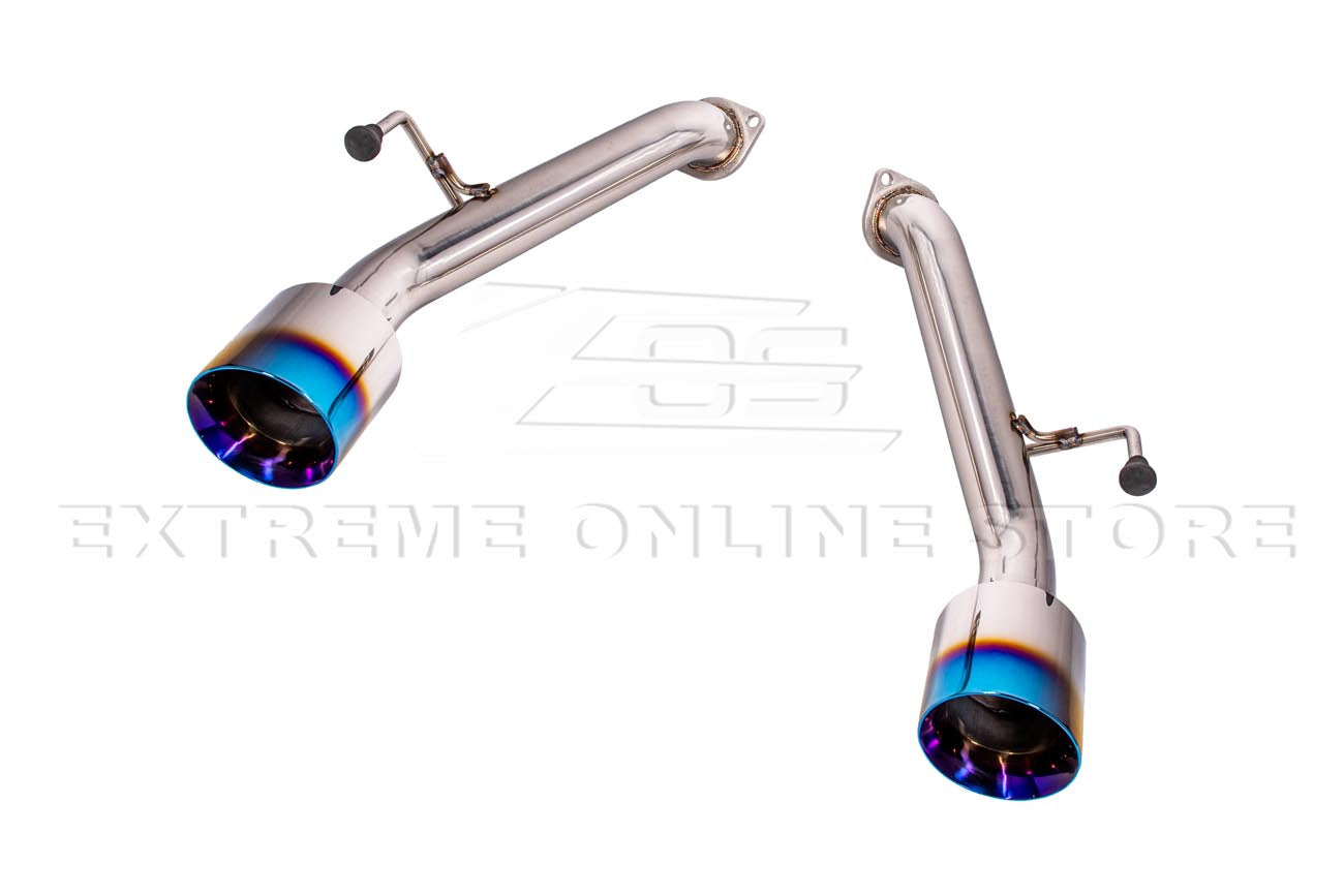 2023-Present Nissan 400Z RZ34 Muffler Delete Axle Back Dual Burnt Tips Exhaust