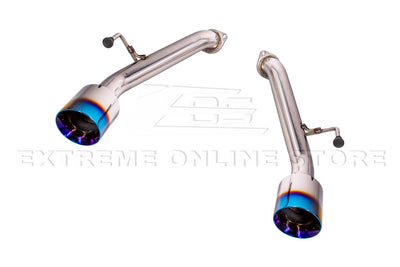 2023-Present Nissan 400Z RZ34 Muffler Delete Axle Back Dual Burnt Tips Exhaust