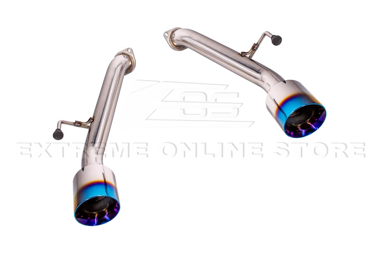 2023-Present Nissan 400Z RZ34 Muffler Delete Axle Back Dual Burnt Tips Exhaust