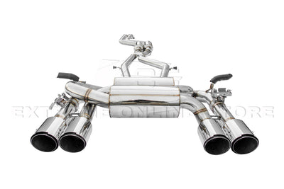 2014-2019 BMW M3 M4 Muffler Axle Back W/ Resonated Mid Pipe Cat Back Exhaust