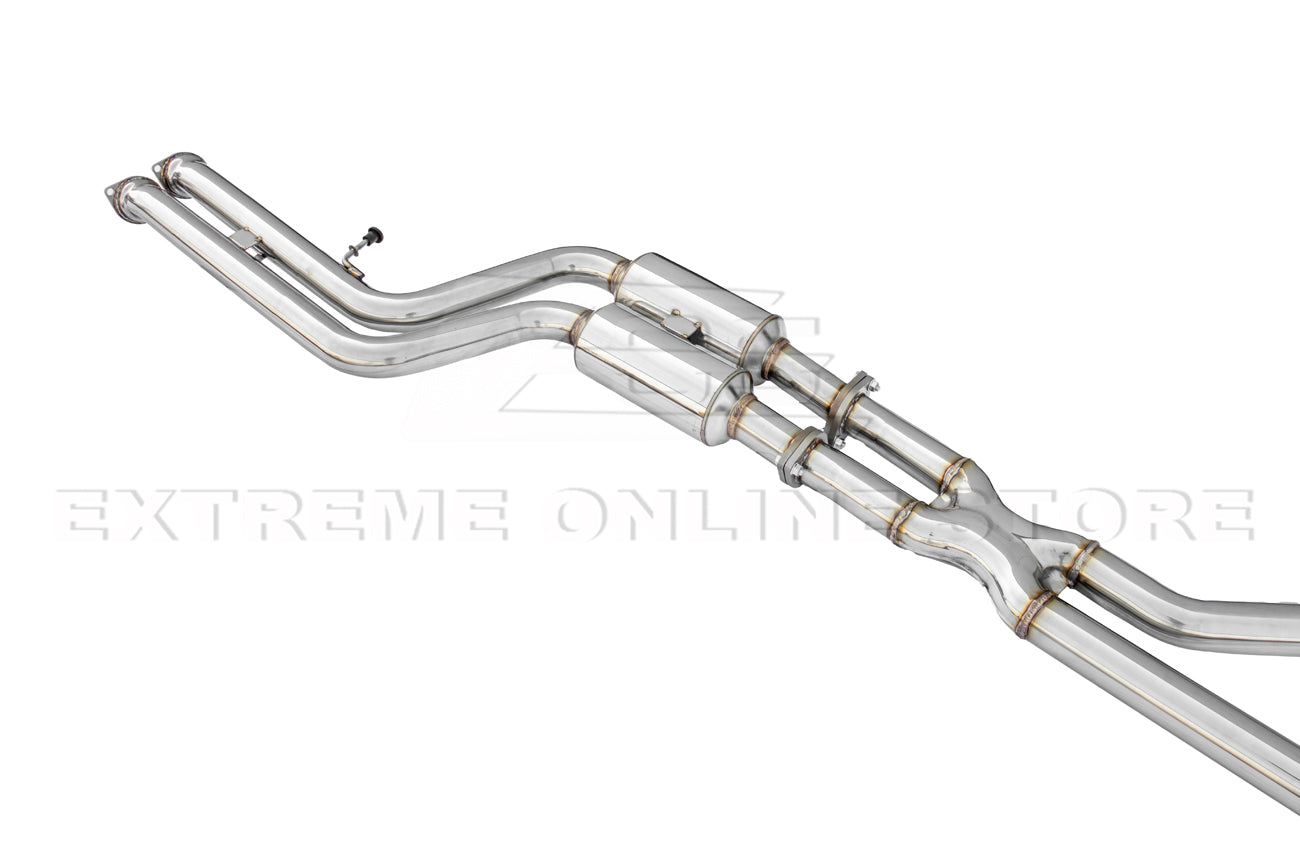 2014-2019 BMW M3 M4 Muffler Axle Back W/ Resonated Mid Pipe Cat Back Exhaust