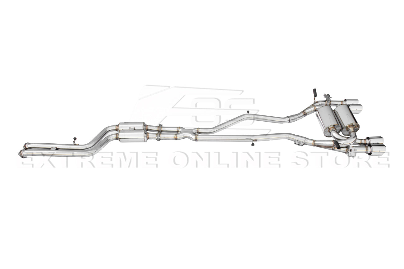 2014-2019 BMW M3 M4 Muffler Axle Back W/ Resonated Mid Pipe Cat Back Exhaust