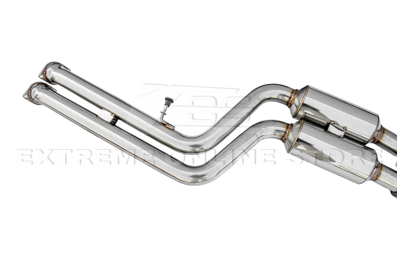 2014-2019 BMW M3 M4 Muffler Axle Back W/ Resonated Mid Pipe Cat Back Exhaust