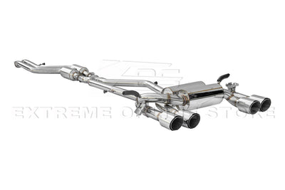 2014-2019 BMW M3 M4 Muffler Axle Back W/ Resonated Mid Pipe Cat Back Exhaust