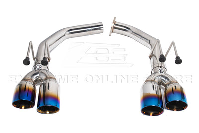 2021-Present Acura TLX Muffler Delete Axle Back Quad Burnt Tips Exhaust