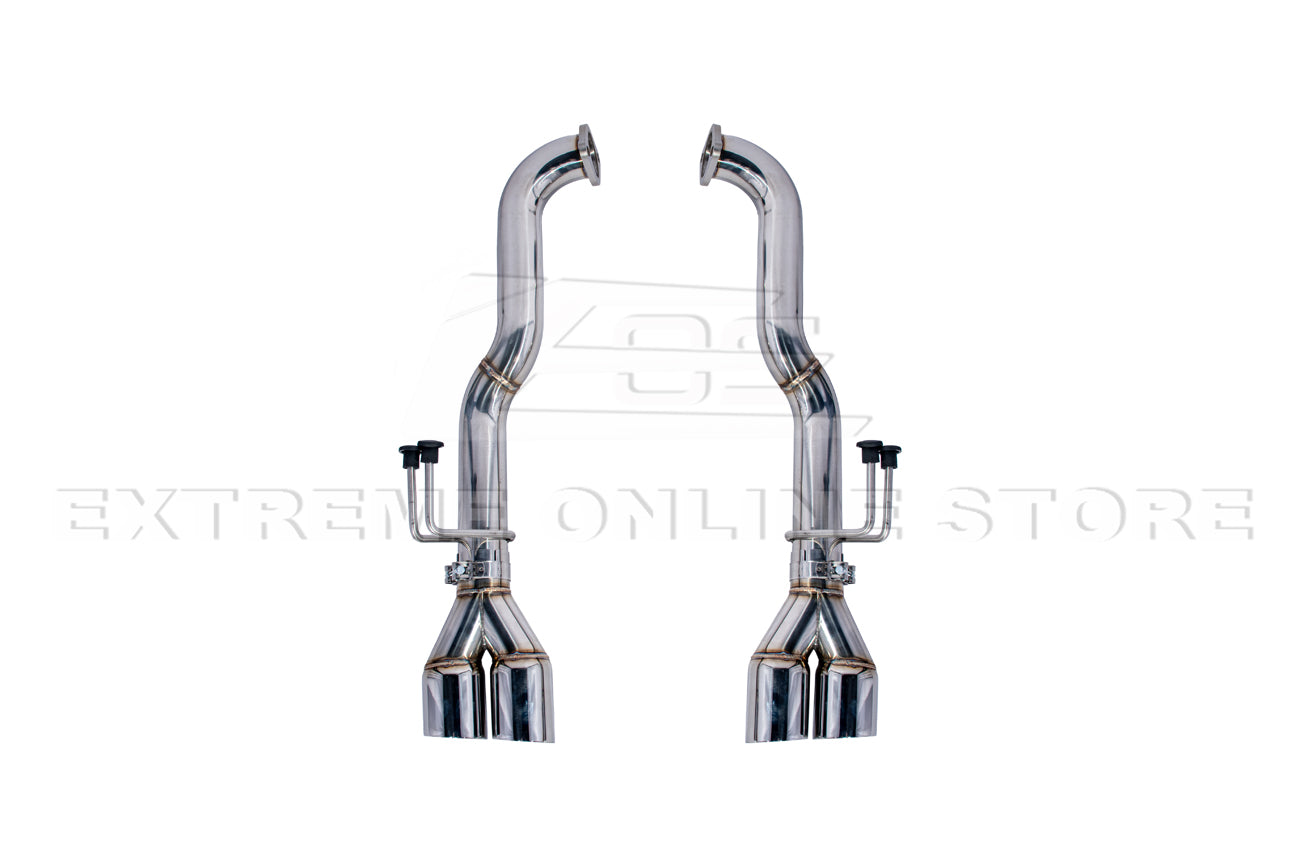 2008-2009 Pontiac G8 T-304 Muffler Delete Quad Tips Axle Back Exhaust