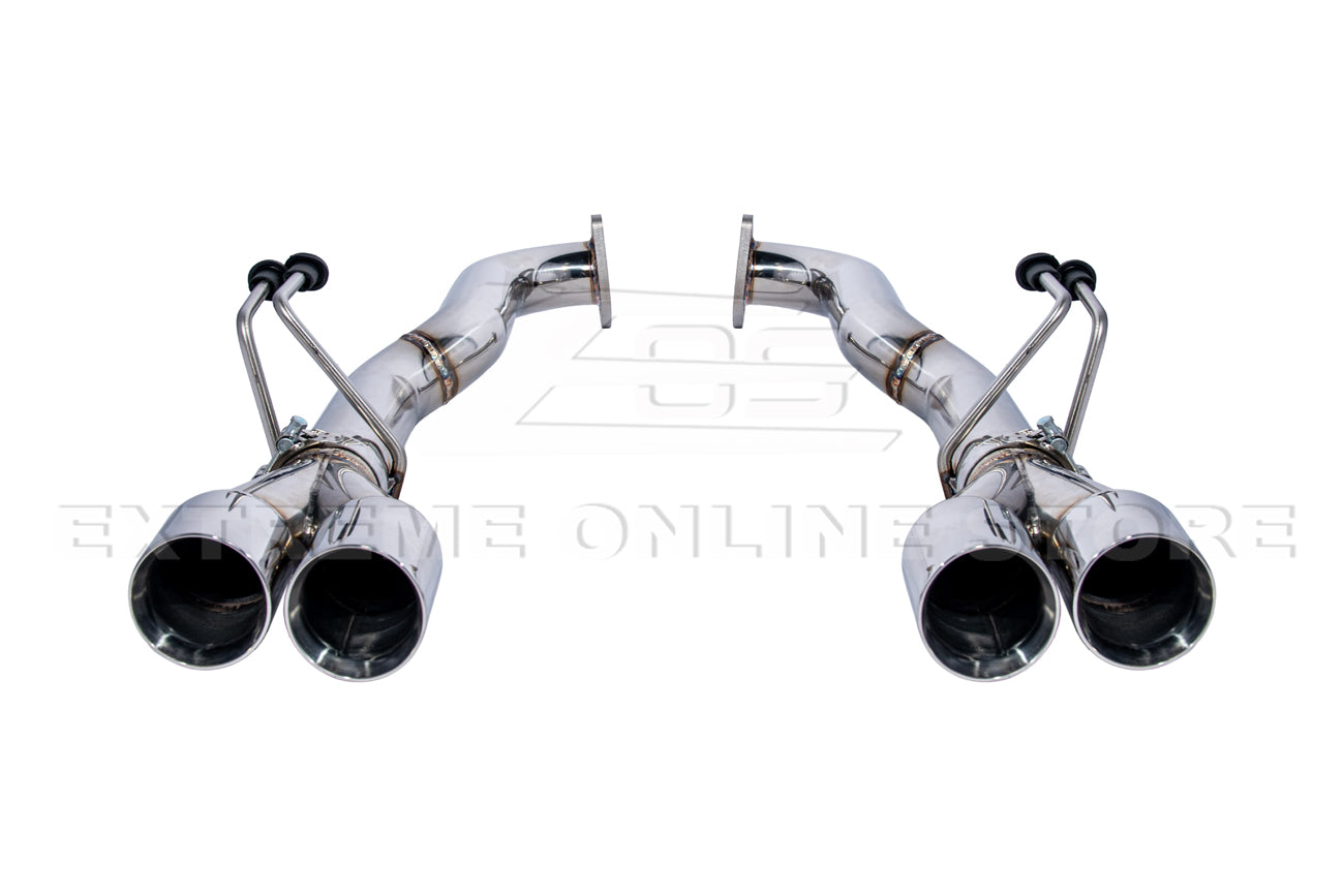 2008-2009 Pontiac G8 T-304 Muffler Delete Quad Tips Axle Back Exhaust