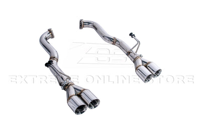 2008-2009 Pontiac G8 T-304 Muffler Delete Quad Tips Axle Back Exhaust