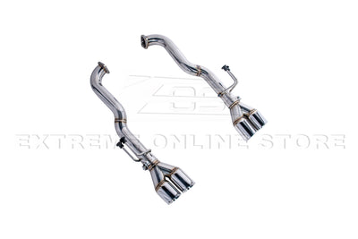 2008-2009 Pontiac G8 T-304 Muffler Delete Quad Tips Axle Back Exhaust