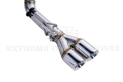2008-2009 Pontiac G8 T-304 Muffler Delete Quad Tips Axle Back Exhaust