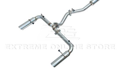2022-Present Toyota GR86 Subaru BRZ BOSO Style Muffler Delete Cat Back Exhaust