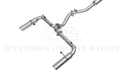 2022-Present Toyota GR86 Subaru BRZ BOSO Style Muffler Delete Cat Back Exhaust