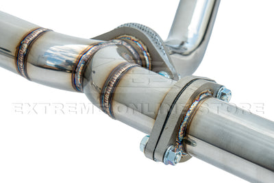 2022-Present Toyota GR86 Subaru BRZ BOSO Style Muffler Delete Cat Back Exhaust