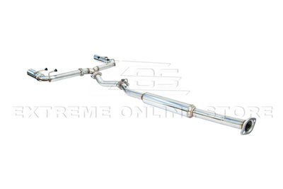 2022-Present Toyota GR86 Subaru BRZ BOSO Style Muffler Delete Cat Back Exhaust