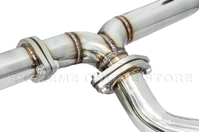 2022-Present Toyota GR86 Subaru BRZ BOSO Style Muffler Delete Cat Back Exhaust