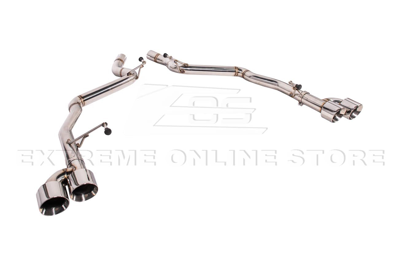 2024-Present Ford Mustang GT Muffler Delete Axle Back Quad Tips Exhaust