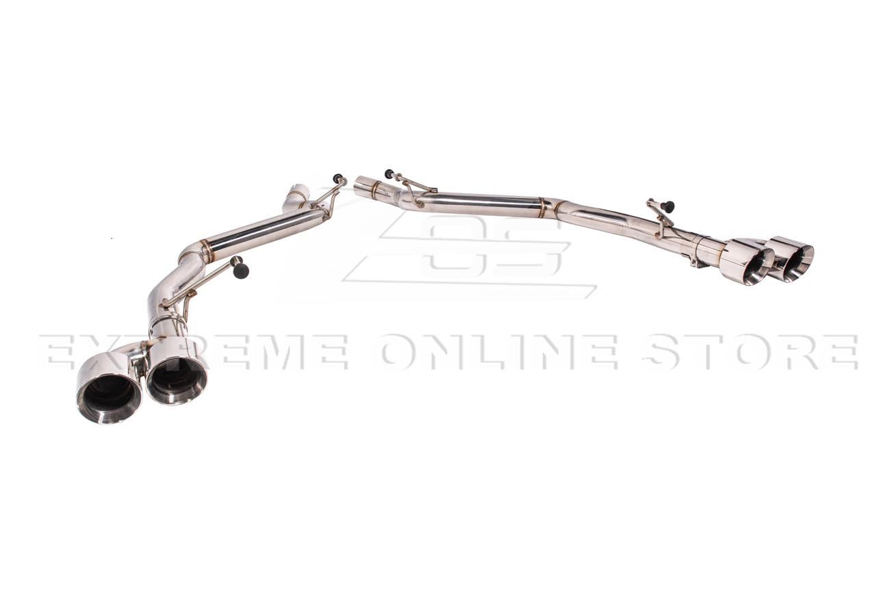 2024-Present Ford Mustang GT Muffler Delete Axle Back Quad Tips Exhaust