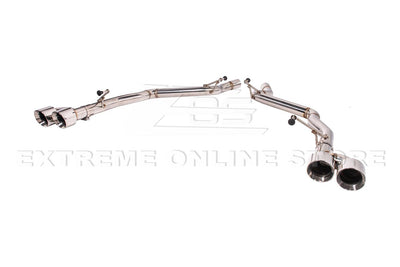 2024-Present Ford Mustang GT Muffler Delete Axle Back Quad Tips Exhaust