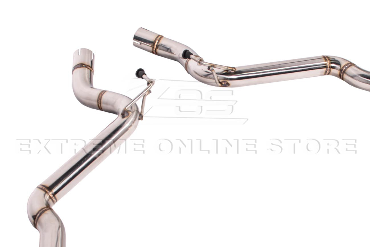 2024-Present Ford Mustang GT Muffler Delete Axle Back Quad Tips Exhaust