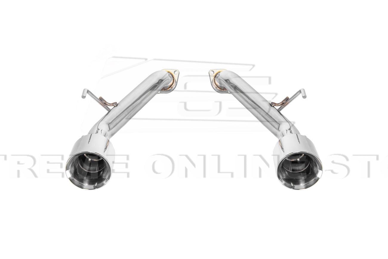 2023-Present Nissan 400Z RZ34 Stainless Steel Muffler Delete Axle Back Dual Tips Exhaust