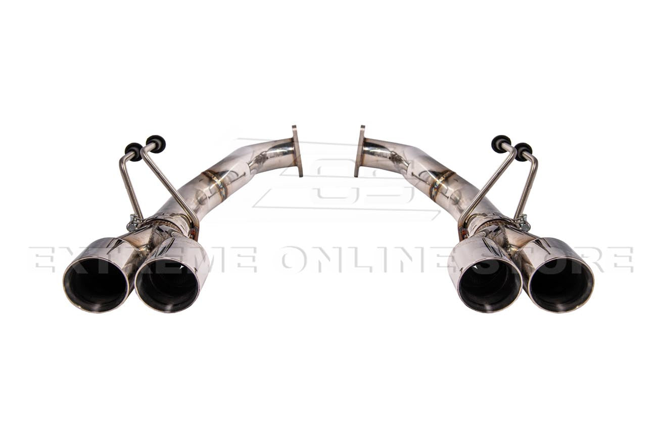 2008-2009 Pontiac G8 T-304 Muffler Delete Quad Tips Axle Back Exhaust