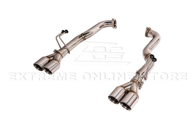 2008-2009 Pontiac G8 T-304 Muffler Delete Quad Tips Axle Back Exhaust