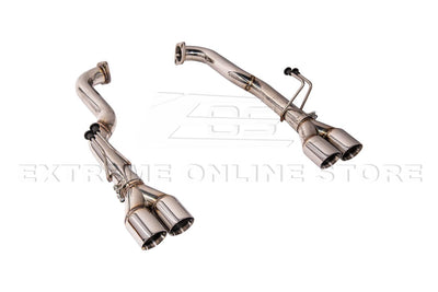 2008-2009 Pontiac G8 T-304 Muffler Delete Quad Tips Axle Back Exhaust