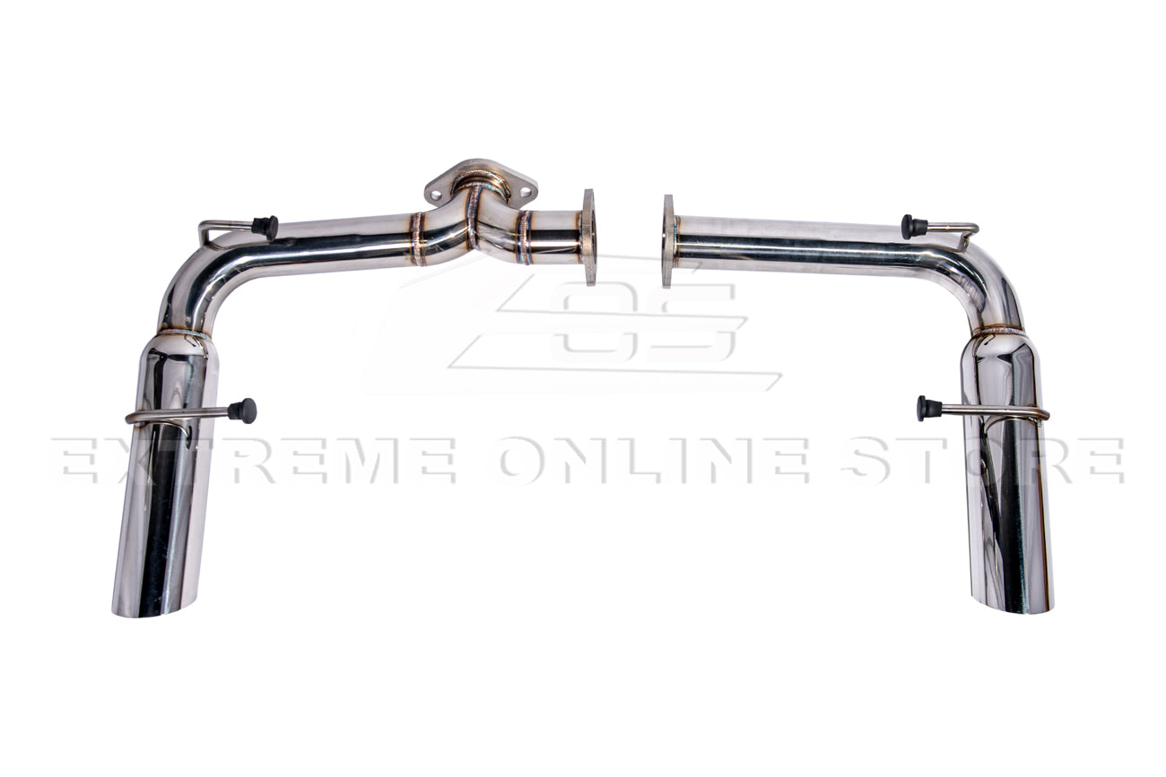 2022-Present Toyota GR86 Subaru BRZ BOSO Style Muffler Delete Axle Back Exhaust