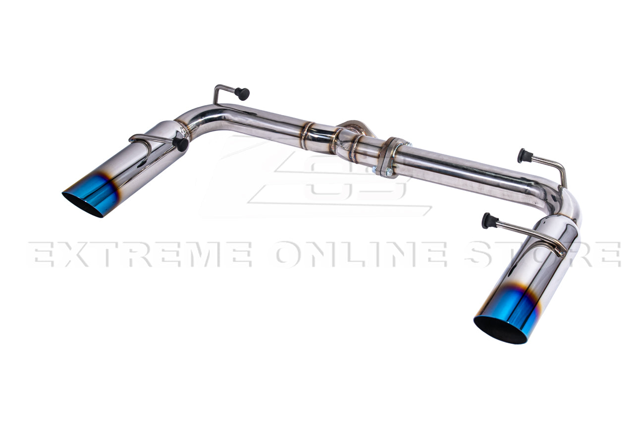 2022-Present Toyota GR86 Subaru BRZ BOSO Style Muffler Delete Burnt Tip Axle Back Exhaust