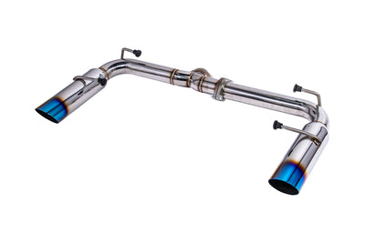 2022-Present Toyota GR86 Subaru BRZ BOSO Style Muffler Delete Burnt Tip Cat Back Exhaust