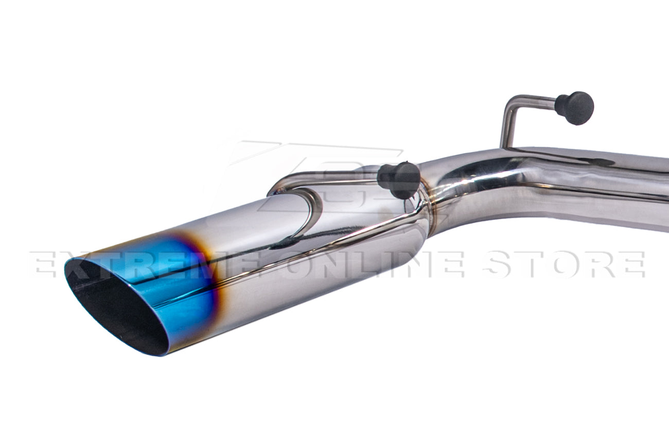 2022-Present Toyota GR86 Subaru BRZ BOSO Style Muffler Delete Burnt Tip Axle Back Exhaust