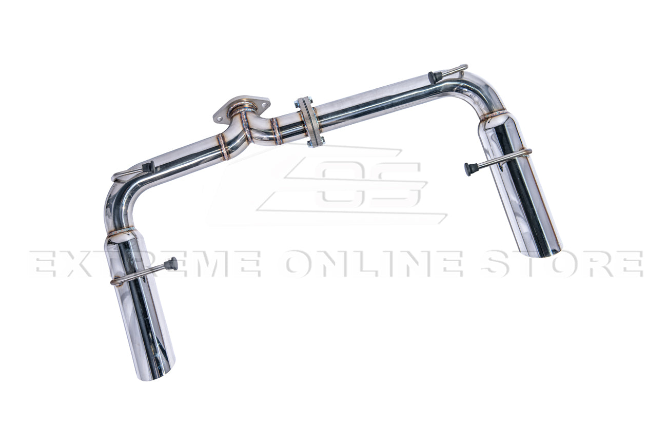 2022-Present Toyota GR86 Subaru BRZ BOSO Style Muffler Delete Axle Back Exhaust
