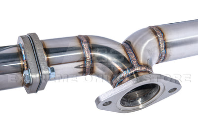 2022-Present Toyota GR86 Subaru BRZ BOSO Style Muffler Delete Burnt Tip Axle Back Exhaust