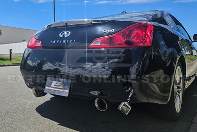 2014-2016 Infiniti Q60 Stainless Steel Axle Back 4.5" Dual Tips Exhaust