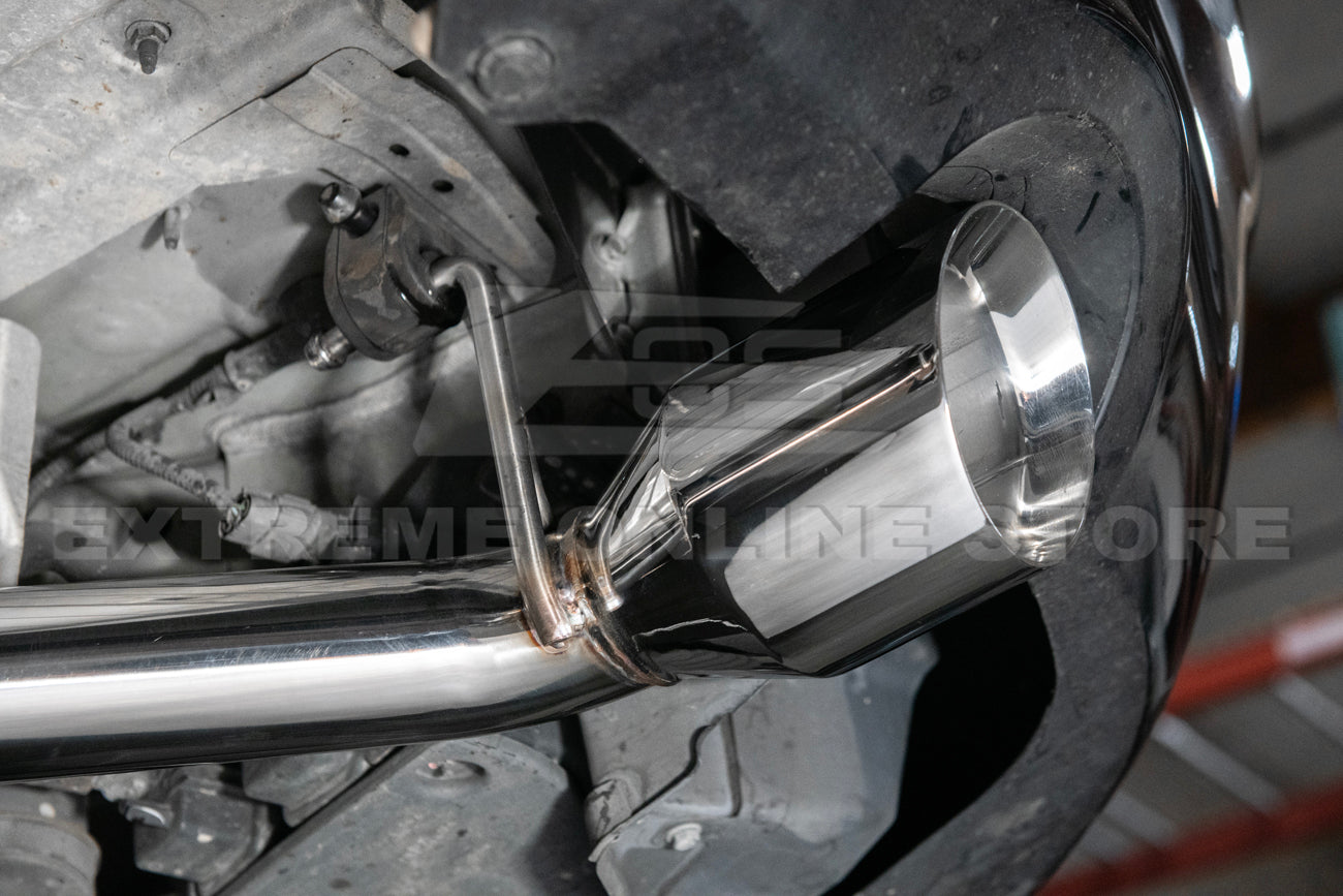 2014-2016 Infiniti Q60 Muffler Delete Axle Back 4.5" Dual Tips Exhaust