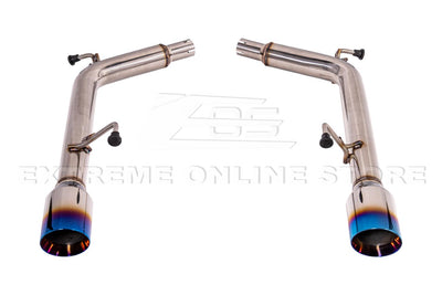 2007-2014 Infiniti G35 G37 Sedan Muffler Delete Axle Back Dual Burnt Tips Exhaust